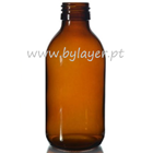 Glass bottle de 200ml amber
