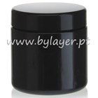Jar PET 250ml black with 70mm diameter