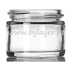 Glass jar 50ml transparent with 56mm diameter
