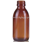Glass bottle 150ml amber PP28