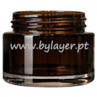 Boião vidro 20ml âmbar