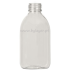 Cylindrical PET bottle 250 ml transparent