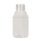 Cylindrical PET bottle 100 ml transparent
