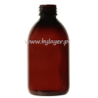 Cylindrical PET bottle 250 ml amber