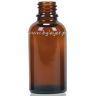 Botella Vidrio de 30ml ámbar Ø33