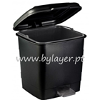 Wheeled waste collection container 15L with pedal