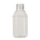 Cylindrical PET bottle 125 ml transparent