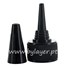 Stopper with nozzle 24/410 black