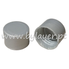 Tapón de rosca 24/410 gris metalizado liso