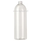 Botella PET cilindrica de 1000 ml transparente