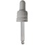 Dropper Pipette cap PP18 tamper evident ribbed white with 65mm high tube