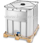 UN Approved 1000L IBC Tank with wood Pallet