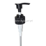 Lotion pump cap 24/410 black ribbed