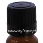 Tamper evident screw cap PP18 black ribbed