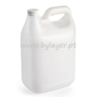 5L Jerrican white with screw cap TR Ø38/23 Homologated