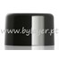 Screw cap 24/410 black smooth