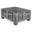 Contenedor palet de 376L cerrado (1200x1000x500mm) con 4 pies