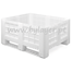 Contenedor palet de 430L cerrado (1200x1000x580) con 2 patines
