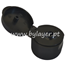 FLIP-TOP cap 24/410 black smooth