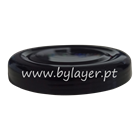 Tapa negra con rosca de 103mm