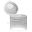 FLIP-TOP cap 24/410 transparent smooth