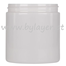 Boião em PET 250ml branco com diâmetro de 70mm
