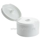 Tapa FLIP TOP de rosca 24/410 blanca liso
