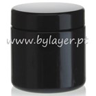 Pot PET 250ml avec noir diamètre de 70mm