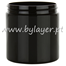 Boião em PET 250ml preto com diâmetro de 70mm