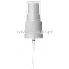 SPRAYER cap 18/415 white ribbed