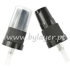 Serum cap 18/415 tamper evident black ribbed