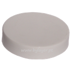 White 52mm screw cap for 50ml glass jar