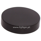 Tapa negra de rosca de 52 mm para tarro de vidrio de 50 ml