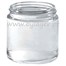 Bote vidrio 100ml transparente con 61mm diámetro