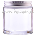 Glass jar 100ml transparent with 61mm diameter