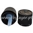 Tapa rosca precintable gotero PP18 negro (tapa y obturador vertical) con protección para niños estriado