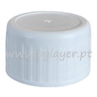 Screw cap 28/410 white big ribbed