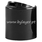 Tapa DISC TOP de rosca 24/410 negra lisa