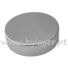 Aluminum 52mm screw cap smooth for 50ml glass jar