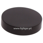 Tampa preta de rosca de 41 mm para boião de vidro de 20ml