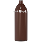 Bouteille PET cylindrique 1000 ml ambre