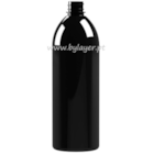 Bouteille PET cylindrique 1000 ml noir