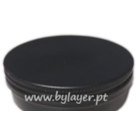 Aluminum lid black with 52mm diameter 
