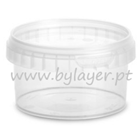 240ml transparent bucket with lid