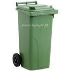 Wheeled waste collection container 120L