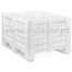 Contenedor palet de 610L cerrado (1200x1000x760mm) con 2 patines